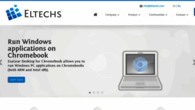 What Eltechs.com website looked like in 2017 (7 years ago)