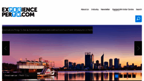 What Experienceperth.com website looked like in 2017 (7 years ago)