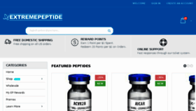 What Extremepeptide.ca website looked like in 2017 (7 years ago)