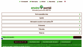What Enviroportal.sk website looked like in 2017 (7 years ago)