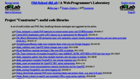 What En.dklab.ru website looked like in 2017 (8 years ago)