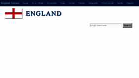 What Englandforever.org website looked like in 2017 (7 years ago)