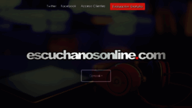 What Escuchanosonline.com website looked like in 2017 (7 years ago)