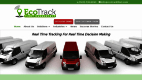 What Ecotrackfleetmanagement.com website looked like in 2017 (7 years ago)