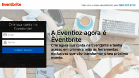 What Eventioz.com.br website looked like in 2017 (7 years ago)