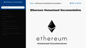 What Ethdocs.org website looked like in 2017 (7 years ago)
