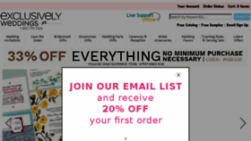 What Exclusivelyweddings.com website looked like in 2017 (7 years ago)