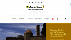 What Elboqueronviajero.com website looked like in 2017 (7 years ago)