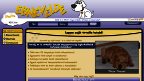 What Ebnevelde.hu website looked like in 2017 (7 years ago)