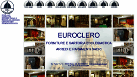 What Euroclero.it website looked like in 2017 (7 years ago)