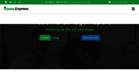 What Essay.express website looked like in 2017 (8 years ago)