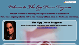 What Eggdonation.com website looked like in 2017 (7 years ago)