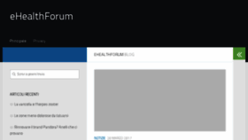 What Ehealthforum.it website looked like in 2017 (7 years ago)