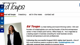 What Edtoups.com website looked like in 2017 (7 years ago)