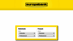 What Europabank.be website looked like in 2017 (7 years ago)