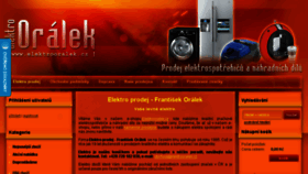 What Elektrooralek.cz website looked like in 2017 (7 years ago)