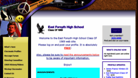 What Eastforsyth69.com website looked like in 2017 (7 years ago)