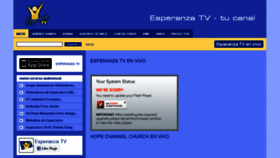 What Esperanzatv.org website looked like in 2017 (7 years ago)