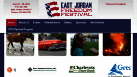 What Eastjordanfreedomfestival.org website looked like in 2017 (7 years ago)