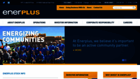What Enerplus.com website looked like in 2017 (6 years ago)