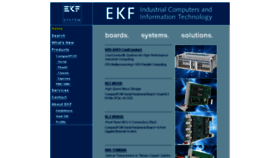What Ekf.de website looked like in 2017 (6 years ago)