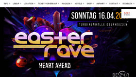 What Easterrave.de website looked like in 2017 (7 years ago)