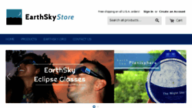 What Earthskystore.org website looked like in 2017 (6 years ago)