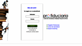 What E-learning.profiduciaria.ro website looked like in 2017 (7 years ago)