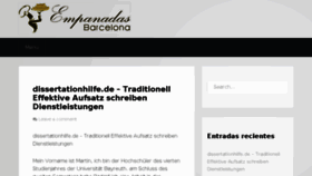 What Empanadasbarcelona.es website looked like in 2017 (7 years ago)