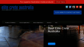 What Elitecreteaustralia.com.au website looked like in 2017 (7 years ago)