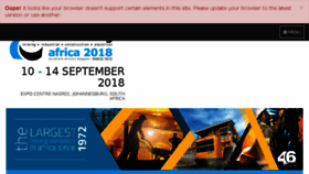 What Electramining.co.za website looked like in 2017 (6 years ago)