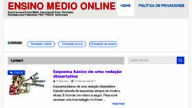 What Ensinomedioonline.com.br website looked like in 2017 (7 years ago)