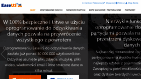 What Easeus.net.pl website looked like in 2017 (7 years ago)