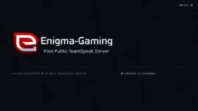 What Enigma-gaming.co.uk website looked like in 2017 (7 years ago)