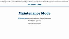 What Esfcampsdev.com website looked like in 2017 (8 years ago)