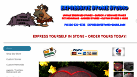 What Expressivestone.com website looked like in 2017 (7 years ago)