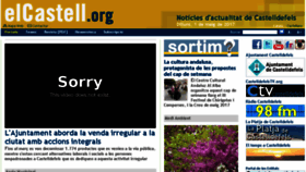 What Elcastell.org website looked like in 2017 (6 years ago)