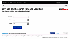 What Easyautosales.com website looked like in 2017 (6 years ago)