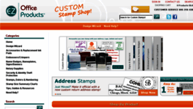 What Ezcustomstamps.com website looked like in 2017 (7 years ago)