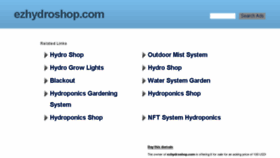 What Ezhydroshop.com website looked like in 2017 (7 years ago)