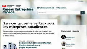 What Entreprisescanada.ca website looked like in 2017 (7 years ago)