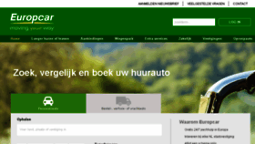What Europcar.nl website looked like in 2017 (9 years ago)