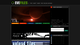 What Eve-files.com website looked like in 2017 (7 years ago)