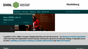 What Embl-heidelberg.de website looked like in 2017 (7 years ago)