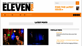 What Elevenpdx.com website looked like in 2017 (6 years ago)