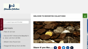 What Edmontoncollections.com website looked like in 2017 (6 years ago)