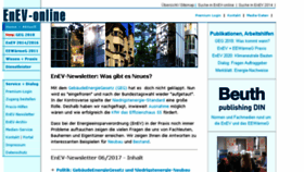 What Enev-online.de website looked like in 2017 (7 years ago)