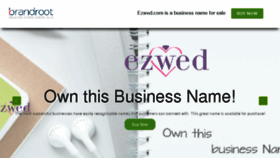 What Ezwed.com website looked like in 2017 (7 years ago)