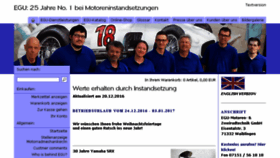 What Egu-motoren.de website looked like in 2017 (7 years ago)