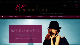 What Erfashion.sk website looked like in 2017 (6 years ago)